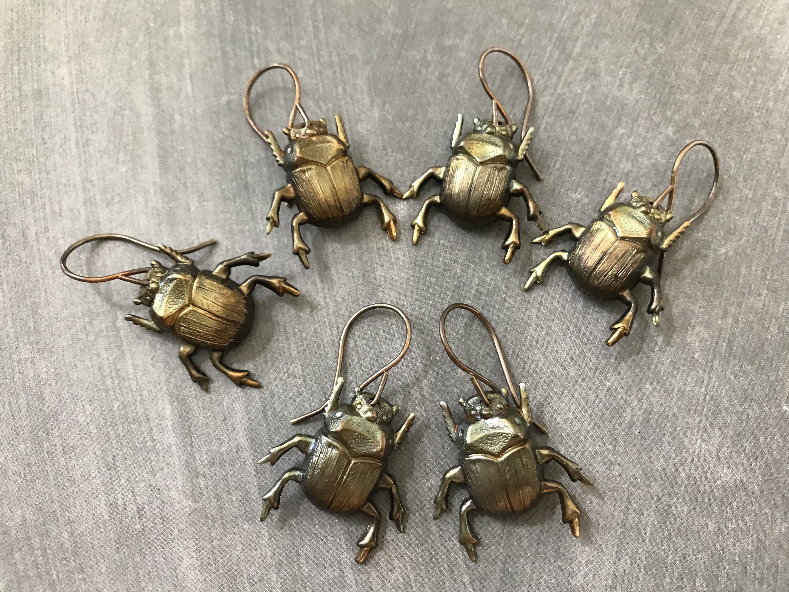Beetle Earrings Bug Earrings Insect Earrings Insect Etsy Nederland