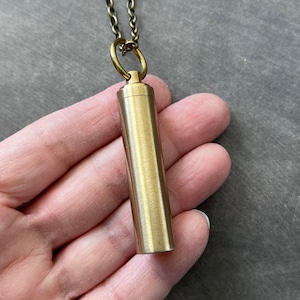 Mens Nitroglycerin Pill Holder Necklace - Etsy