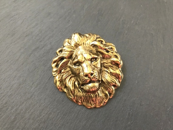 Lion head on sale lapel pin