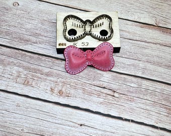 Butterfly bow brooch leather cutting mold, butterfly bow pendant leather die-cutting knife
