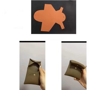 Kartentasche, null Brieftasche, kleine Tasche Leder schneiden sterben Form, handgefertigte benutzerdefinierte Leder Stanzen Set, Lederhandwerk