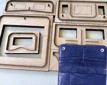 Wallet die cutting knife die Wallet cutting die Leather mold customization