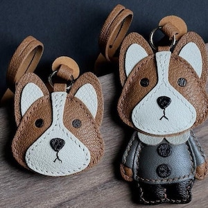 Pendentif porte-clés Les douze animaux du zodiaque Personnalisation pour sac porte-clés de voiture fait main Artisanat en cuir fait main