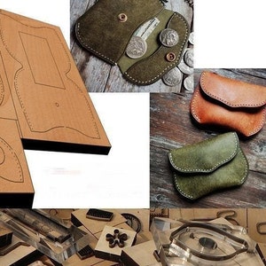 Leder Handwerks-Werkzeug, Geldbörse Leder Stanzform, handgemachte benutzerdefinierte Leder Stanzen Set