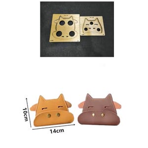Kuh Münze Brieftasche Karte Tasche Messer Form Leder Schneiden sterben geschnitten Form, handgemachte benutzerdefinierte Leder Stanzen Set, Lederhandwerk