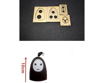 Faceless male keybag pendant knife mold Leather Cutting Die Cut Mold ,Handmade Custom Leather Punch Die Set,Leather Crafts