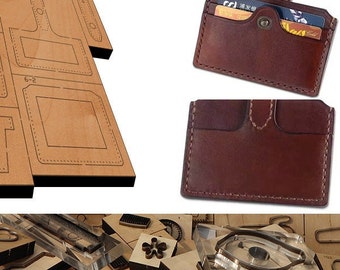 Leather Crafts Tool, Press card bag/card sleeve Leather Cutting Die Cut Mold,Handmade Custom Leather Punch Die Set