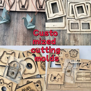 Custom leather mold  Custom wallet knife mold