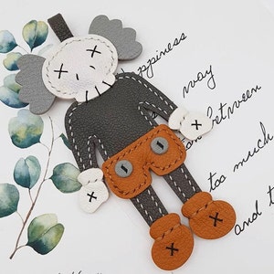 Puppe Anhänger Anpassung Pure Handmade Auto Schlüsselanhänger Tasche Anhänger Handmade Leder Handwerk