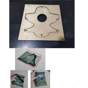 Molde para cortar cuero, troquelado, juego de troqueles de cuero personalizados hechos a mano, artesanías de cuero.