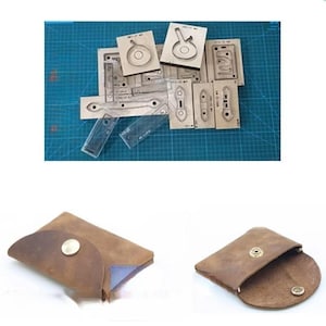 Einfache Null Brieftasche Messerform Leder schneiden sterben Form, handgefertigte benutzerdefinierte Leder Stanzen Set, Lederhandwerk