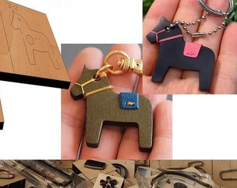 Leder Stanzwerkzeug Set - 12 Quadratische Stanzen 5-60mm Für Lederhandwerk Und DIY Projekte