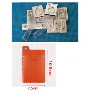 Karte Brieftasche Messerform Leder schneiden sterben Form, handgemachte benutzerdefinierte Leder Stanzen Set, Lederhandwerk
