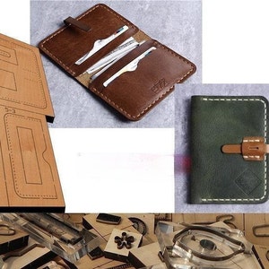 Ultradünne Retro kleine Brieftasche Leder schneiden sterben Form, handgemachte benutzerdefinierte Leder Stanzen Set, Lederhandwerk