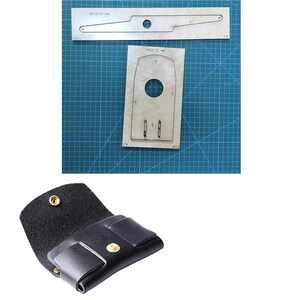 Einfache Visitenkarte Tasche Messerform Leder schneiden sterben Form, handgemachte benutzerdefinierte Leder Stanzen Set, Lederhandwerk