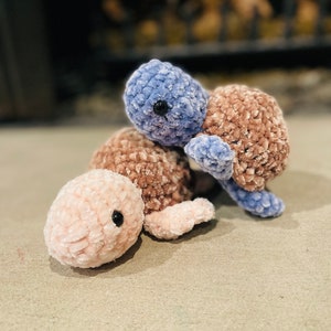 Turtle Crochet - Custom Colors Hand Made to Order