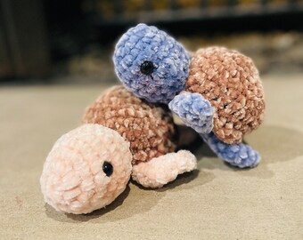Turtle Crochet - Custom Colors Hand Made to Order