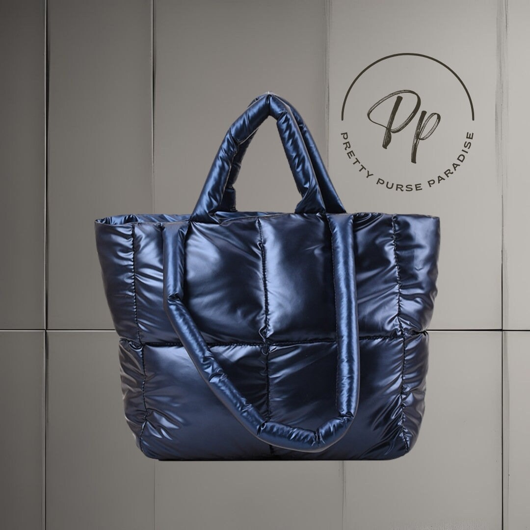 Puffy Shoulder Bag made from Outdoor Jackets