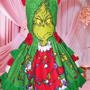 green grinch dress Grinch Christmas Dress Newborn