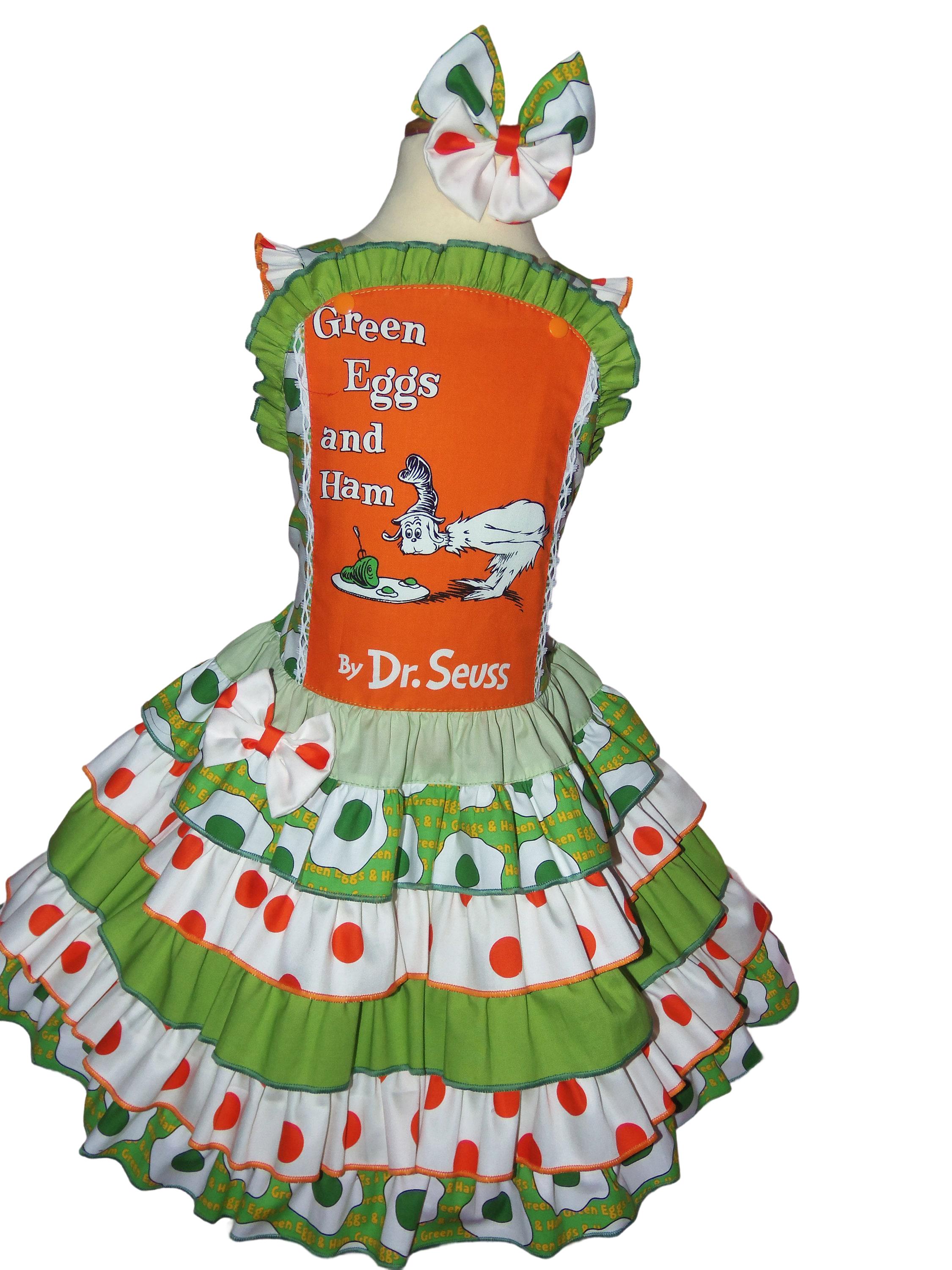 Green Egg Ham Dress - Etsy