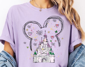 Mickey Festival Shirt, Disney Castle Mardi Gras Shirt, Minnie Carnival Tee, Mardi Gras Festival Shirt, Comfort Colors Tee, Disneyland Shirt