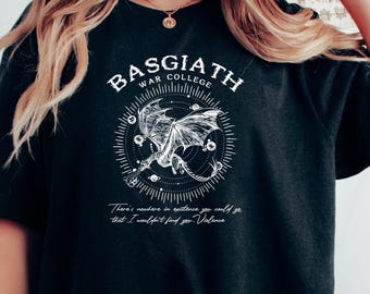Basgiath War College Shirt, Fourth Wing Shirt, Dragon Rider Shirt, Violet Sorrengail, Fantastic Bookish Shirt, Gift for Readers