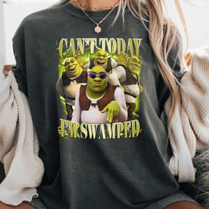 Can't Today I'm Swamped T-shirt, Comfort Colors, Funny Meme Shirt, Trending Characters Shirt, Humor Shirt, Gift For Friend, Funny Tee