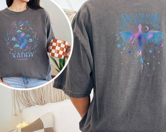 Xaddy Double-side Shirt, Xaden Riorson Shirt, Xaden Fourth Wing Shirt, Fourth Wing Merch, Comfort Colors Tee, Rebecca Yarros Apparel