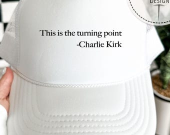 Casquette brodée avec citation politique, Charlie Kirk, cadeau inspiré de la liberté, cadeau patriotisme, casquette américaine, sensibilisation sociale, la liberté, ça compte