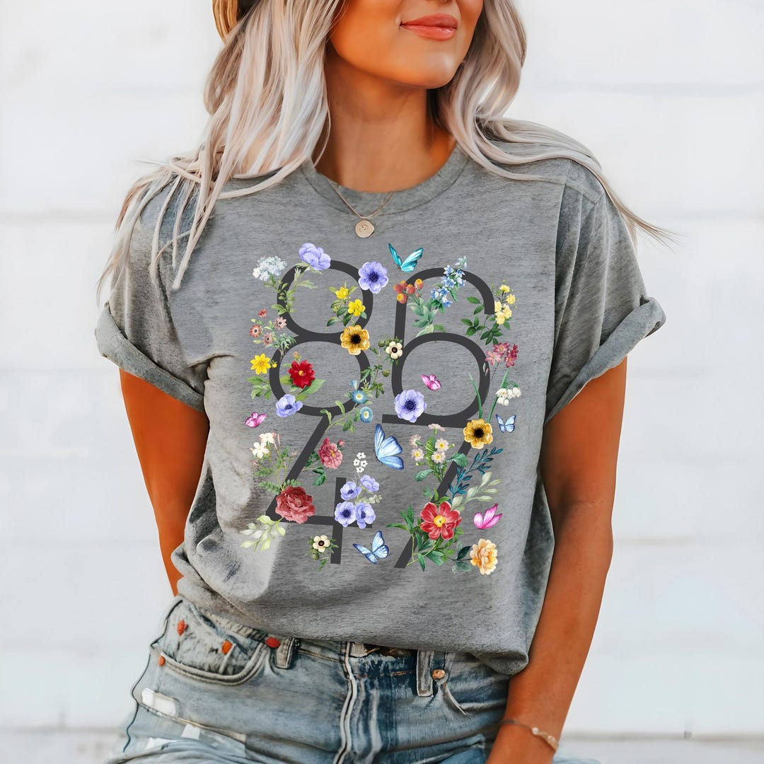 Floral 8647 Subtle T-shirt, 8647 Subtle Shirt, Women's Rights Shirt ...