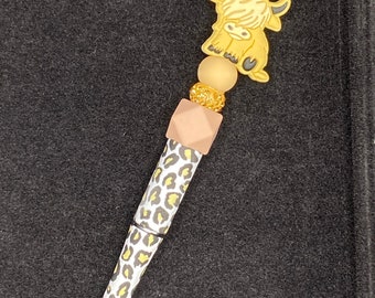 Highland Cow Printed Pen