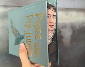 Pride and Prejudice Book Fore-Edge Watercolor Painting