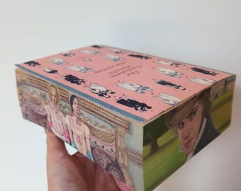 Emma Jane Austen Book Fore-Edge Watercolor Painting
