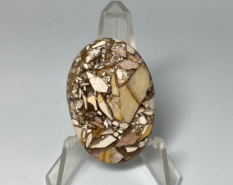 Drilled at top Maligano Jasper 40 mm x 27 mm