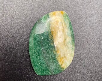 Green Adventurine cabochon gemstone 38 mm x 28 mm