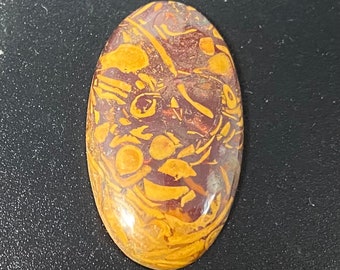 Mariyam Jasper cabochon gemstone 37 mm x 21 mm