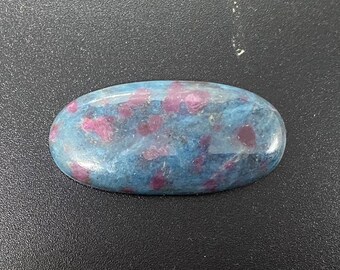 Ruby Kynaite Cabochon gemstone 45 mm x 20 mm