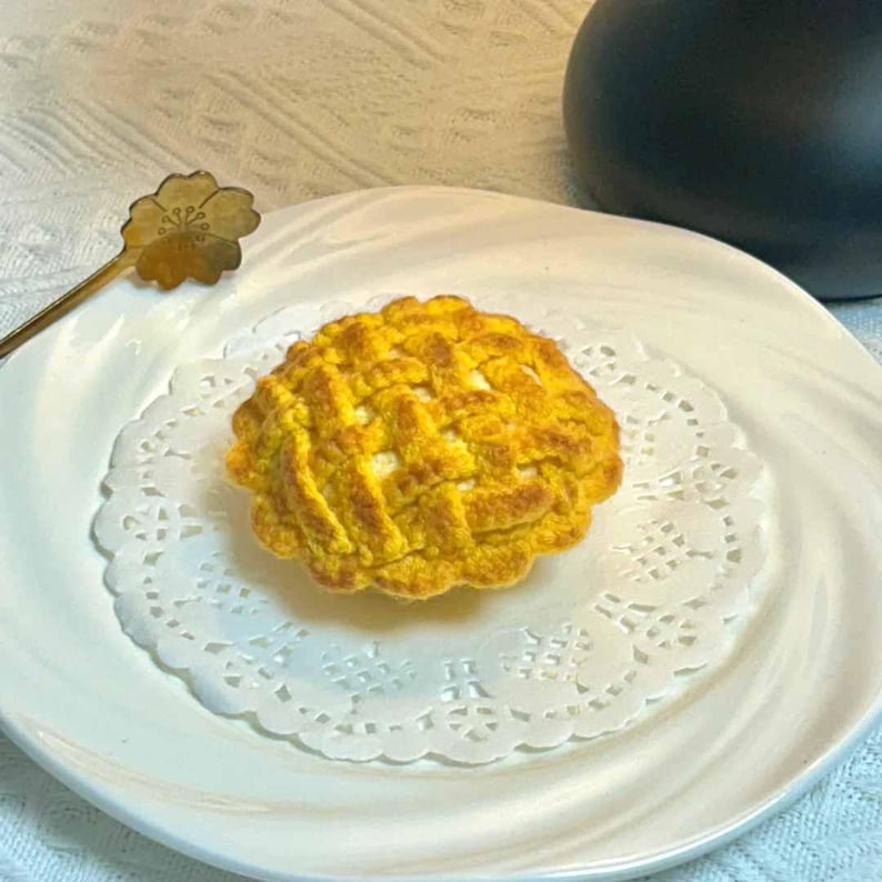 Apple Pie Crochet Pattern Big Fruit Tart Amigurumi PDF Easy Teatime ...