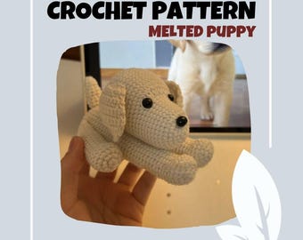 犬の編みぐるみパターンセット：あみぐるみ子犬ぬいぐるみセット（PDF