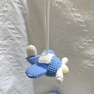 Airplane Crochet Pattern Baby Rattle Toy Amigurumi Pattern Easy ...