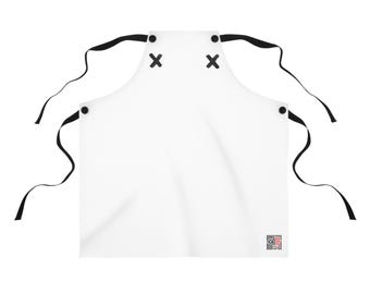 Minimalist X Boobs Apron | Bold Funny Apron with Nipple-Inspired Cross Design, Perfect for Cooking, Gifting, Feminist & Hen Parties