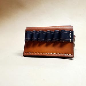 手作りの革製弾薬ホルダー - .357/.38 スペシャル