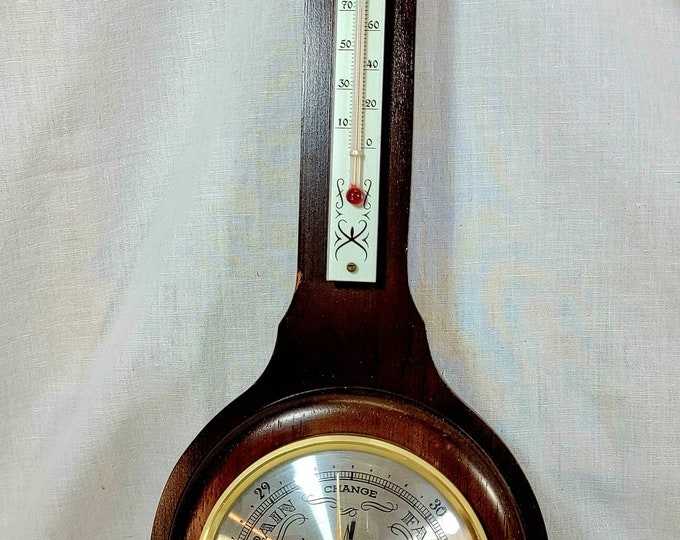 Vintage Jason Weather Instrument, Barometer Humidity Thermometer