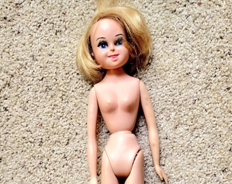 Vintage 1960's Bonnie Blue Ribbon Perfekta Fashion Doll 17'' Hong Kong