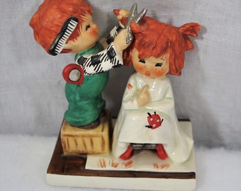 Hair Stylist Figurines Etsy