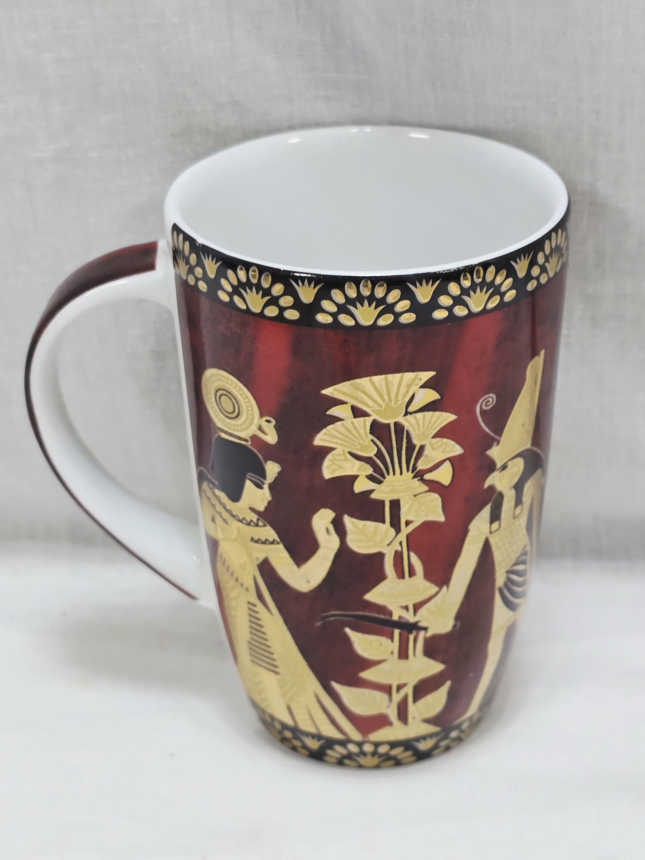 Fathi Mahmoud エジプト製 陶器 灰皿 Vintage Fathi Mahmoud FM Egyptian Tea/coffee Mug Limoges - Etsy Israel