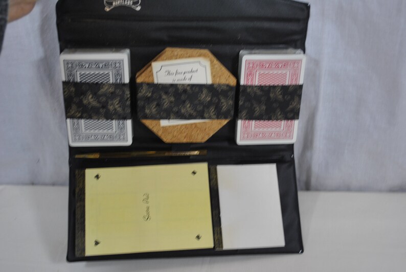 Score Pad Card Decks G.A of Maryland Souvenir Vintage Bridge Set Cork Coasters Pen