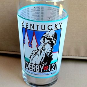 Kentucky Derby Official Mint Julep Souvenir Glass 1995  #121