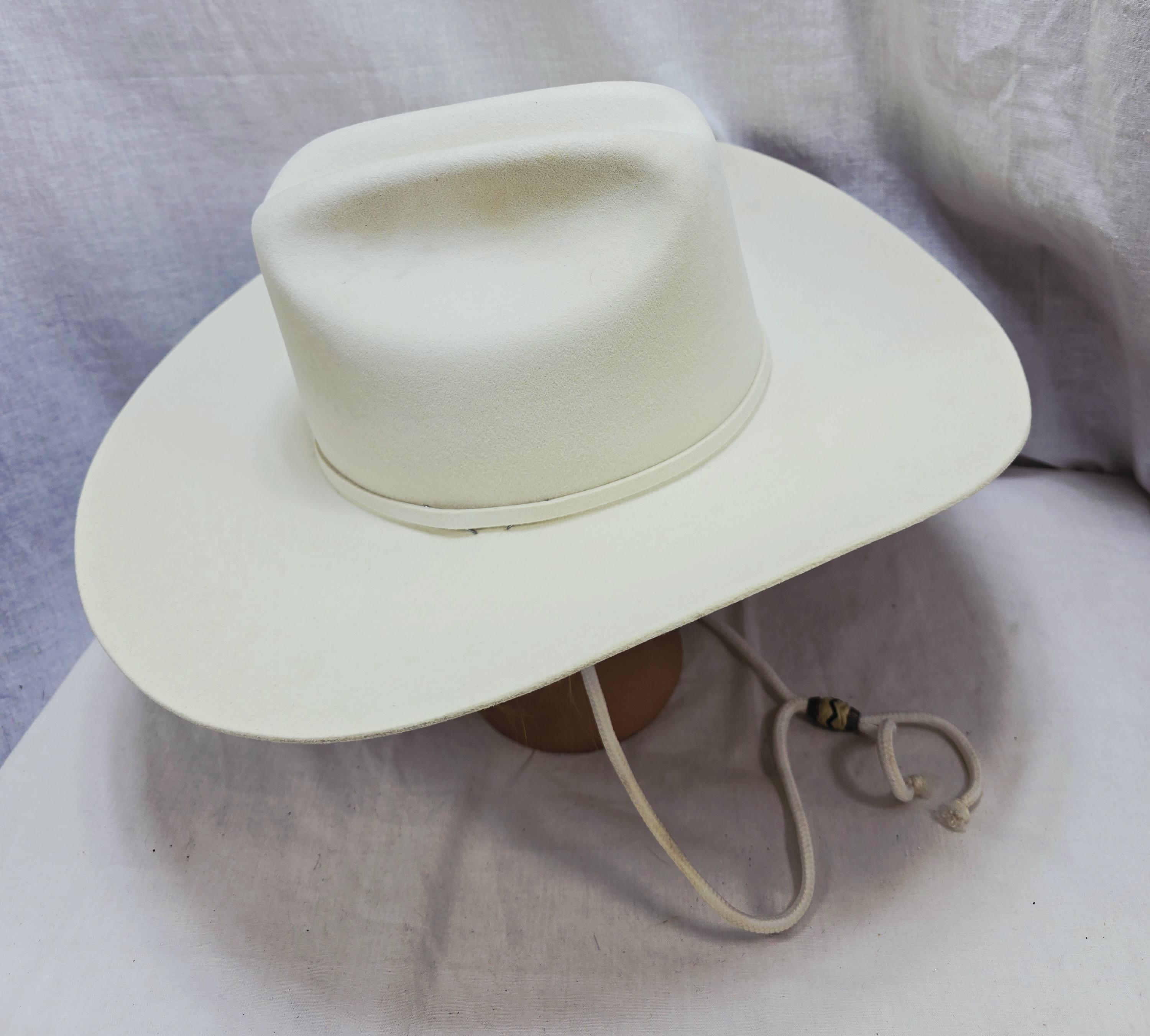 Bailey LEGEND 20X Creamy White Womens Cowgirl Cowboy Fur 