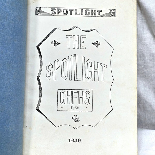 1936 C.H. Friend High School Yearbook, The Spotlight, South Boston, VA